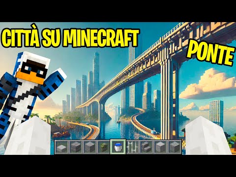 KENDAL Costruisce Un PONTE Nella Mia CITTÀ Su Minecraft - Ep. 13