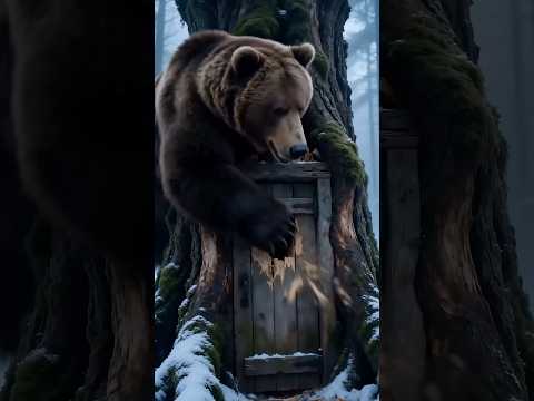 When pursued by a brown bear, I took refuge in an underground shelter.#shelter #shorts #video