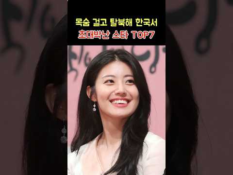 목숨 걸고 탈북해 <strong>한국에서</strong> 초대박난 스타 TOP7