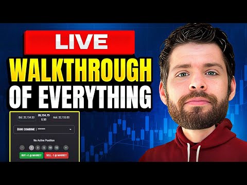 Full Walkthrough of Topstep Funding | Live Trades & Strategies