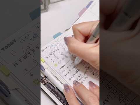 最近の手帳TimeASMR？ #journaling #文房具 #手帳