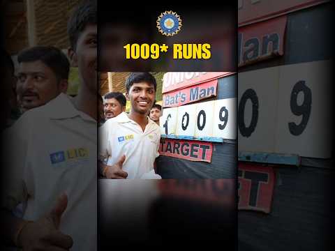 15 year old boy hit 1009* Runs In cricket. #shorts