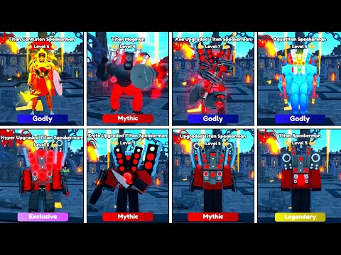 CENTURION vs MOGMAN vs AXE vs AQUA vs HYPER vs KNIFE vs UPGRADED vs TITAN SPEAKERMAN! 🤯 | TTD