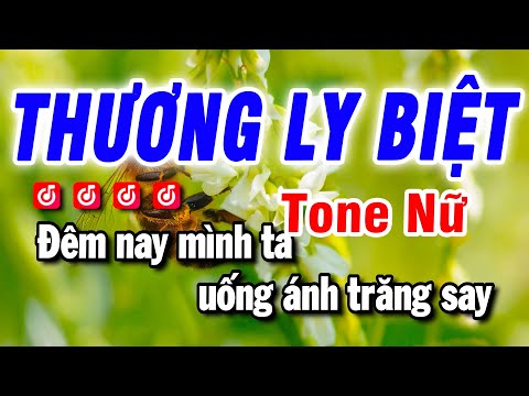 Karaoke Thương Ly Biệt – Nhạc Sống Tone Nữ | Beat Bảo Hưng