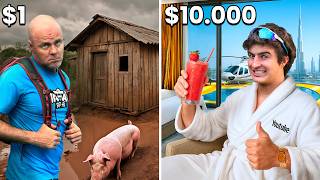 SOBREVIVI: HOTEL DE R$1,00 ❌ HOTEL DE R$1.000! (ESPECIAL DE 1 HORA)