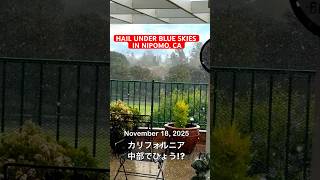 Unexpected Hailstorm on California’s Central Coast 🌨️ | 39 Japan