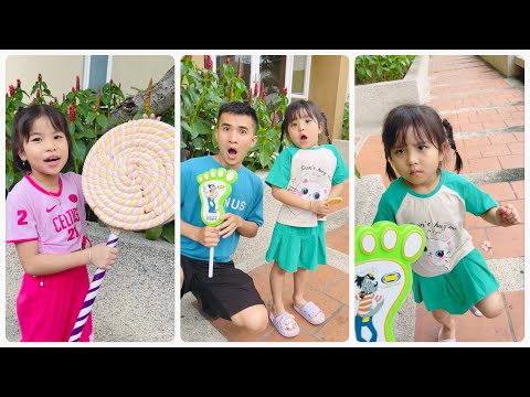 Daughter love candy 🍭😍👧🏻 LNS vs SH #shorts by Su Hao Fun