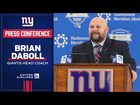Head Coach Brian Daboll's Introductory Press Conference | New York Giants video clip