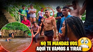 Nayeli se NIEGA a que la ayuden a hacer el clavado. Lo haré sola no quiero que ustedes me tiren.