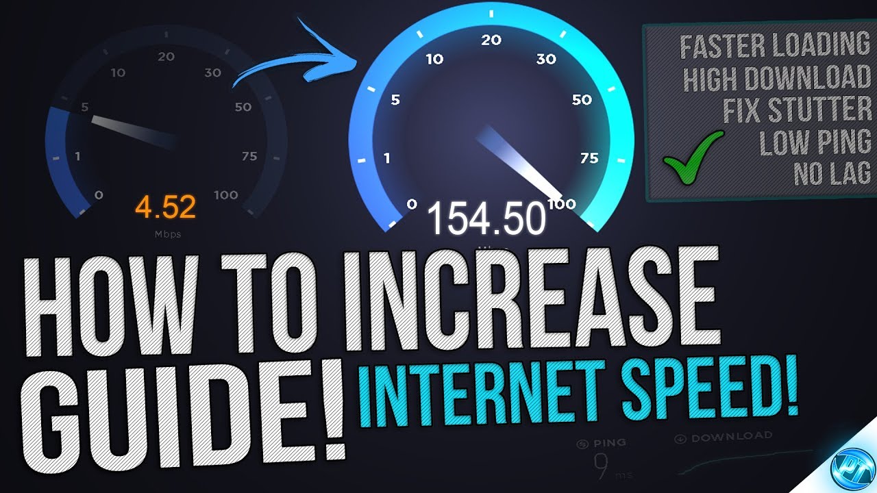 #2 How to Speed up your Internet! Boost Download Speeds, Lower Ping, Fix Lag on Wired and WiFi EASY - Panjno