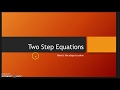Solving Equations and Inequalities