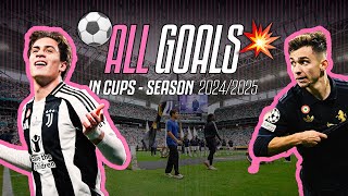 ALL GOALS Juventus in CUPS 2024/2025 | Chico vs Leipzig, Kenan' SHOW & More!