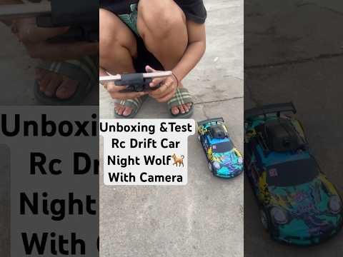 Unboxing & Testing Night Wolf 🐕🐺RC Car Drift With Camera FPV VR Indoor & Outdoor #rcdrift #rccar