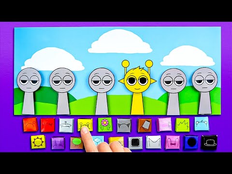 Inside Sprunki's Universe of Fun! *DIY Gamebook & Adorable Paper Crafts*