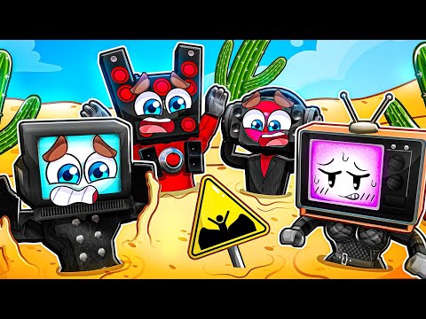 Can TV COUPLE & Speaker COUPLE ESCAPE ALL QUICKSAND TRAPS in Roblox?