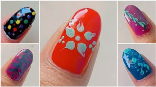 7 Easy nail art design💅 for beginners ✨ #nailart #nailart tutorial #easynailart