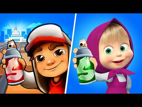 Subway Surfers VS Masha And The Bear, Subway Surfers New Update Washington DC, Subway Surf Youtube
