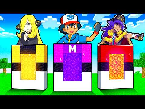 POKEMON TRAINER Pixelmon PORTAL CHALLENGE! (Minecraft Mod)