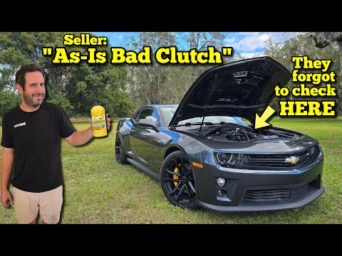 I Bought an AS-IS Camaro ZL1 with a “Bad Clutch” and Fixed it for Free