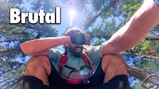 Big drops, BIGGER crashes, and brutal climbs in an epic day mountain biking Pemberton, BC