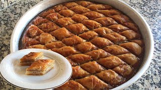 CEVİZLİ EV BAKLAVASI TARİFİ✅💯 #baklava