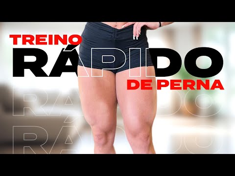 FAÇA ESSE TREINO RÁPIDO DE PERNA E VEJA SUA PERNA QUEIMAR!