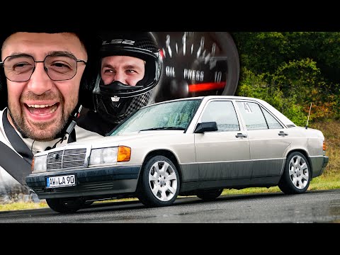 Mercedes 190E Project: HILARIOUS First Rollout! // Bilster Berg