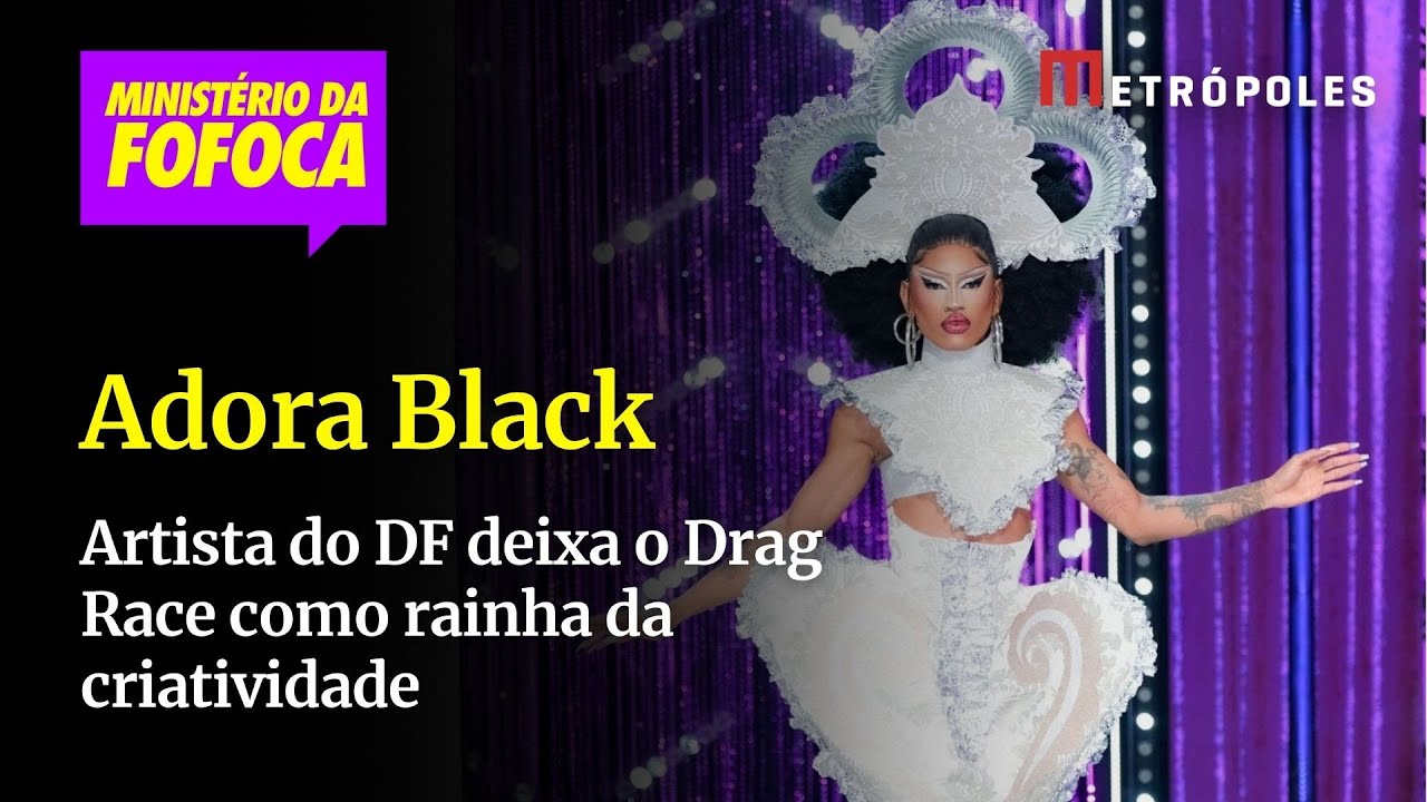 Adora Black do DF deixa o Drag Race como rainha da criatividade