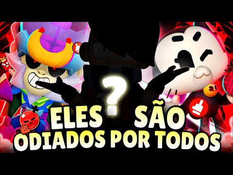 OS BRAWLERS MAIS ODIADOS DO BRAWL STARS EM 2025! #brawlstars