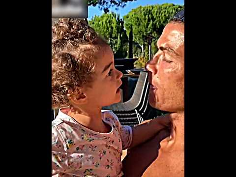 Cristiano Ronaldo and his daughter Alana ☺️ #foryou #ronaldo #cristianoronaldo #cr7 #fyp