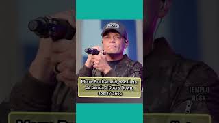 Morre Brad Arnold, vocalista do 3 Doors Down, aos 47 anos