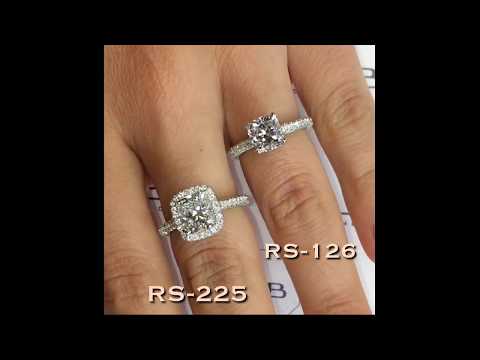 Comparing Cushion Diamond Engagement Rings