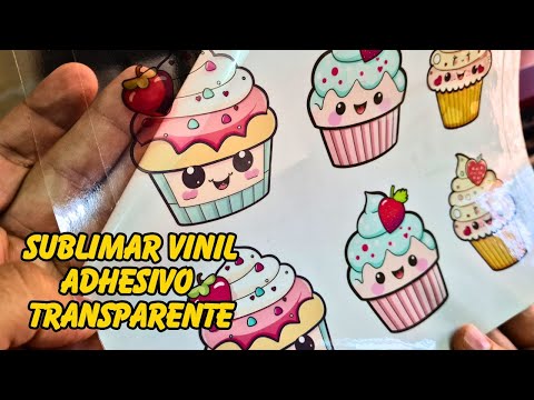 👉 Cómo Sublimar Stickers con Vinil Sublimable Transparente 🧼✨ | Guía Paso a Paso