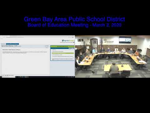 GBAPSD Board of Education Meeting: March 2, 2020