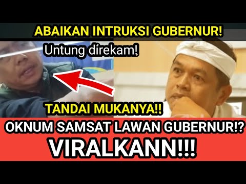 WOW! SAMSAT LAWAN GUBERNUR!? kang dedi tidak tinggal diam! Untung divideo warga!