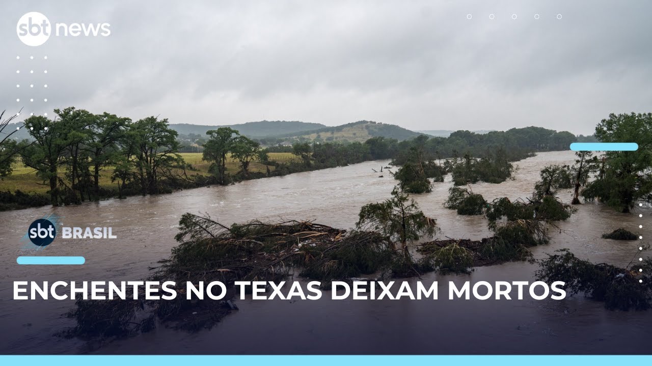 EUA Número de mortos sobe para 32 no Texas após enchentes | SBTBrasil