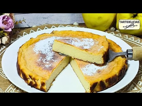 ➡️ No te Compliques: TARTA de MEMBRILLO y YOGUR SIN Gluten, Lactosa ni Grasas Fácil Sin Ensuciar ❗