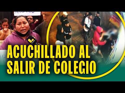 "Pulmón izquierdo está dañado": Menor de edad en UCI tras puñalada y nadie sigue detenido