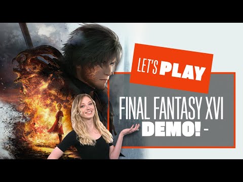 Let's Play Final Fantasy 16 DEMO! Final Fantasy XVI Playstation 5 Gameplay