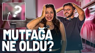 EŞİME PUSU ! MUTFAĞI YENİ GELİN MUTFAĞINA DÖNÜŞTÜRDÜM!