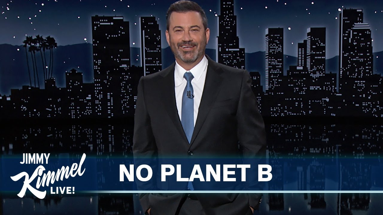 Jimmy Kimmel & Fellow Late Night Shows Team Up for a Climate Change Intervention