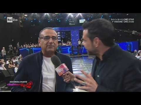 Domenico Marocchi nel backstage de "I Migliori Anni" - Citofonare Rai2 del 21/04/2024