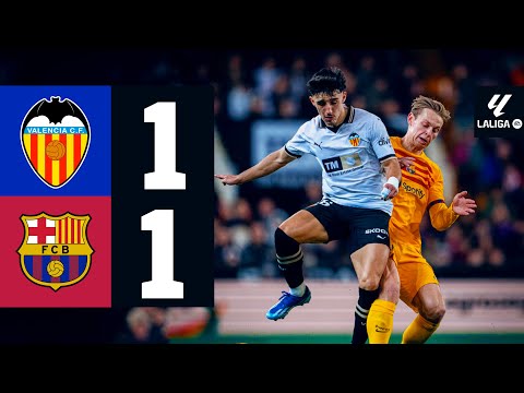 VALENCIA 1 vs 1 FC BARCELONA | LALIGA 2023/24 MD17