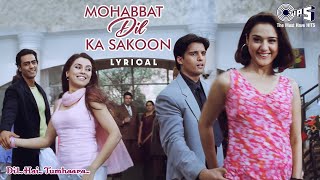 Mohabbat Dil Ka Sakoon Hai Aitbaar Lyrical | Kumar Sanu, Alka Yagnik, Udit Narayan |Dil Hai Tumhaara