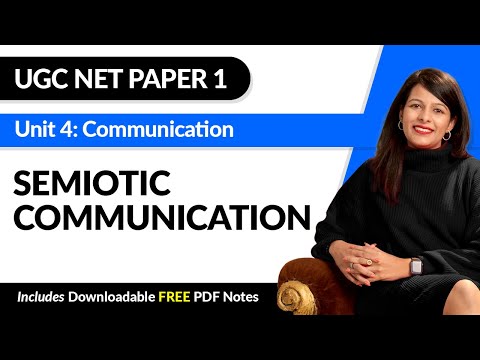 UGC NET Paper 1 | Semiotic Communication | Communication | UGC NETJune 2025