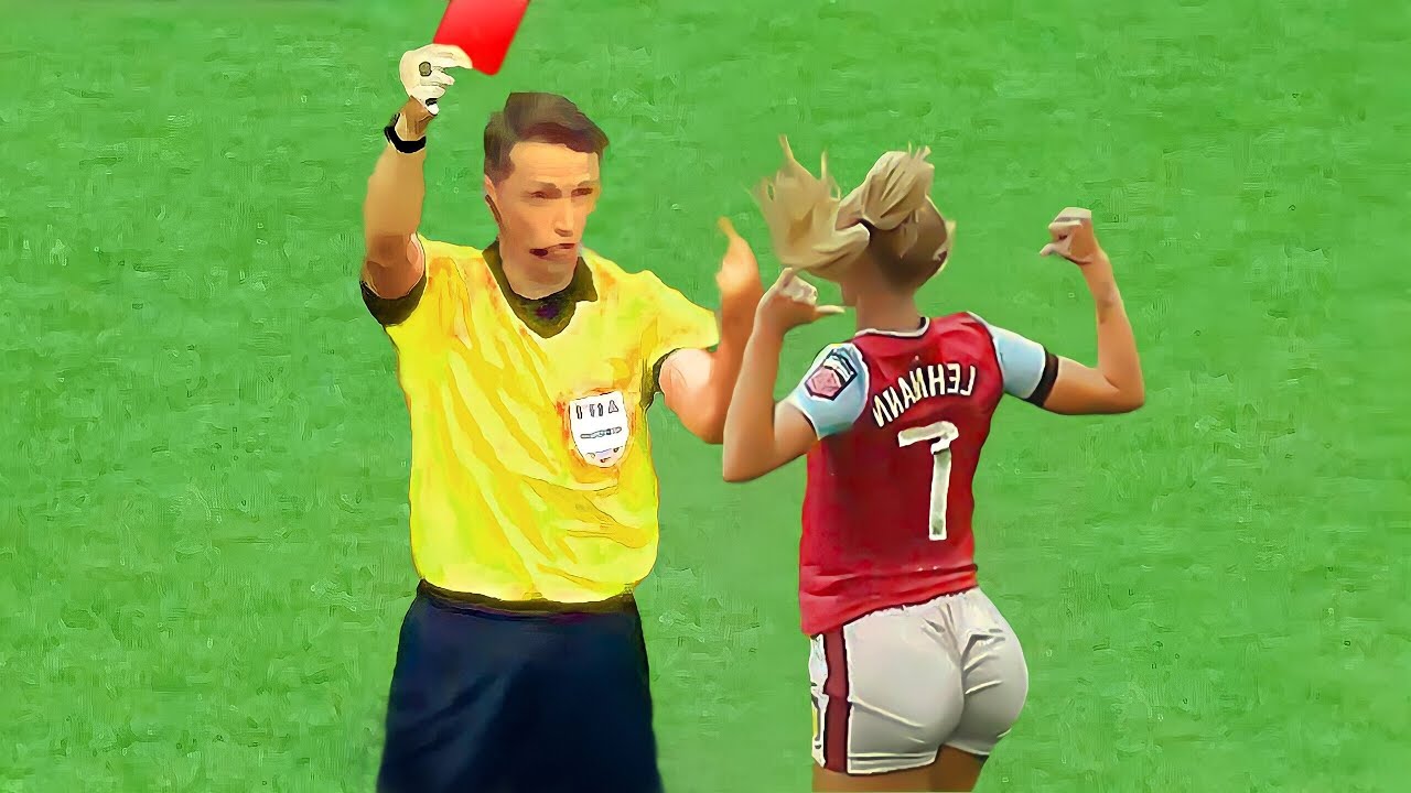 Funny Red Card Moments In Women’s Football￼