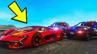 Robbing Stores using Futuristic Cars in GTA 5 RP