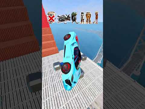 Italian Brainrot Funk vs Jump Challenge - BeamNG.Drive #italianbrainrot