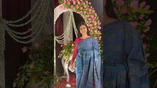 is season ka last bengali shaadi #minivlog #shorts #saree #goldjewellery #bengalifood #wedding #vlog