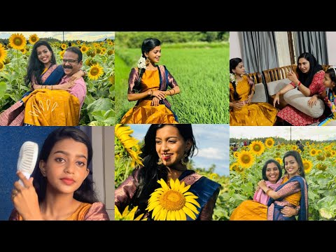 🌻 വല്ലാത്തൊരു പോക്കായി പോയി🙆🏻‍♀️Sunflower✨💛|Tamil Nadu |Sundarapandipuram | Makeup |Travel